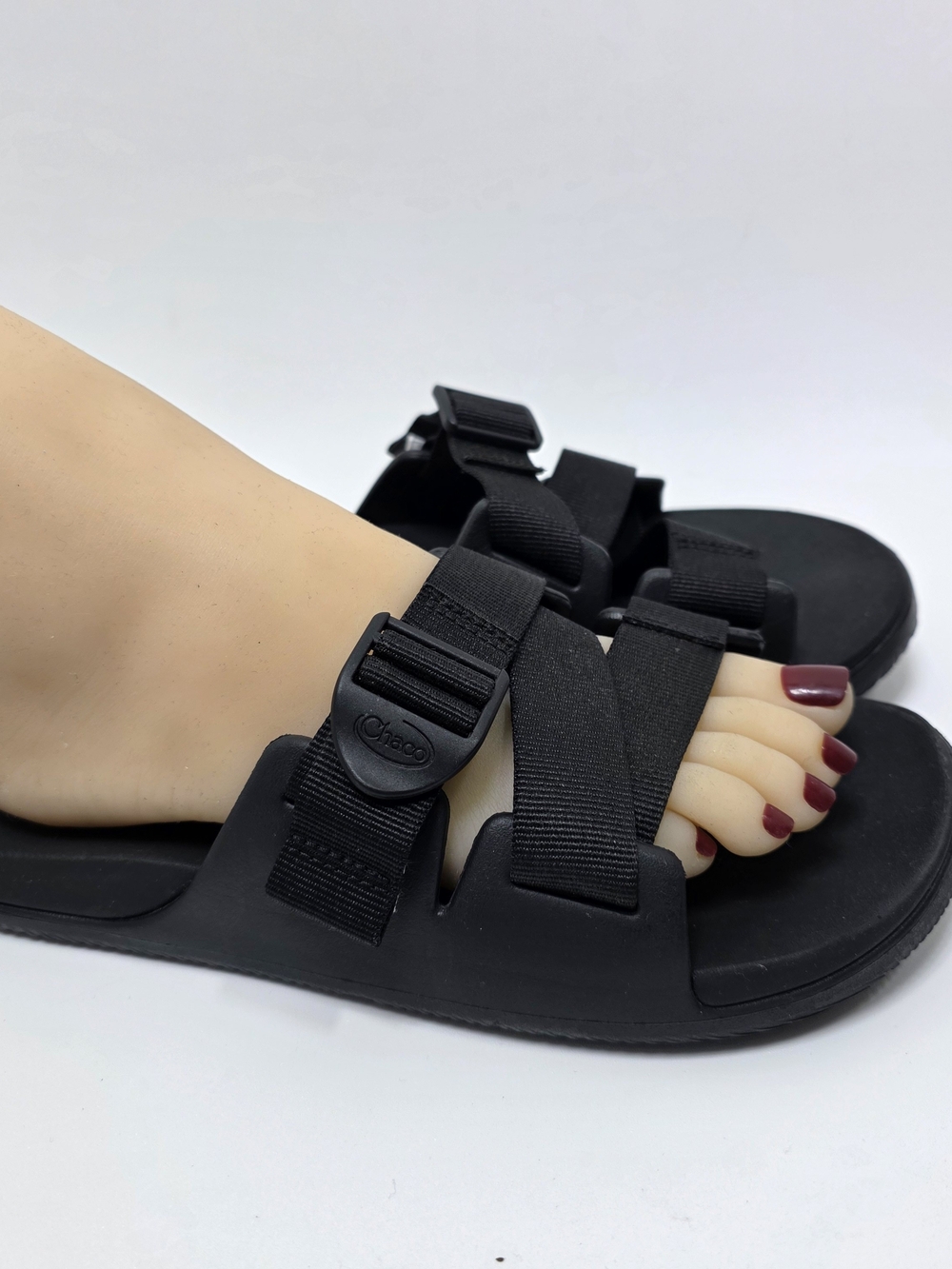 Chaco Chillos Slide Adjustable Sandals Women's Black Waterproof Size 8